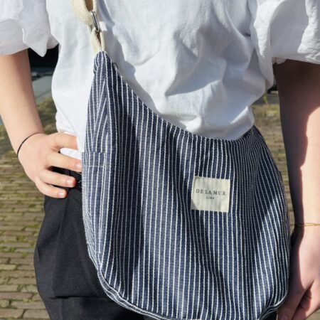 Schoudertas Halve Mean Navy