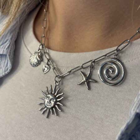 Bedelketting Zilver
