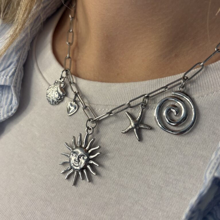 Bedelketting Zilver