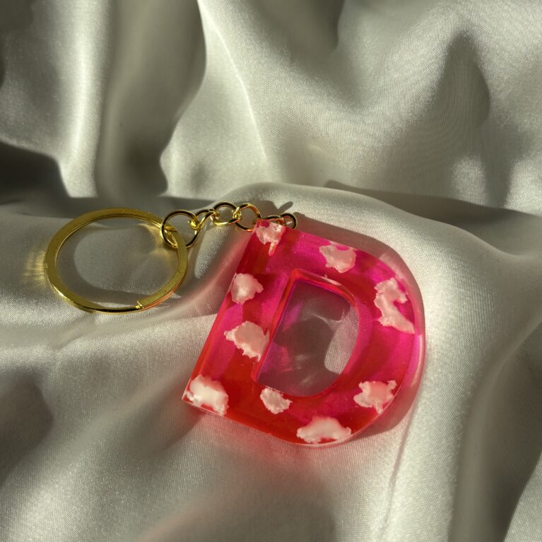 Epoxy Keychain | Wolken