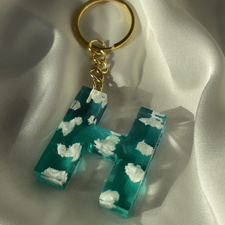 Epoxy Keychain | Wolken