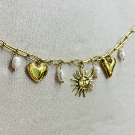 Pearl ketting Goud