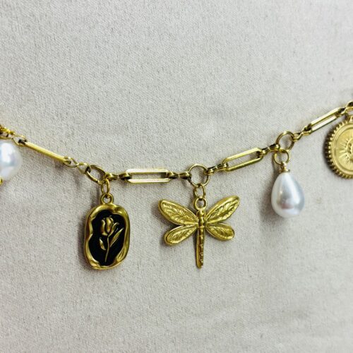 Spring Ketting Goud