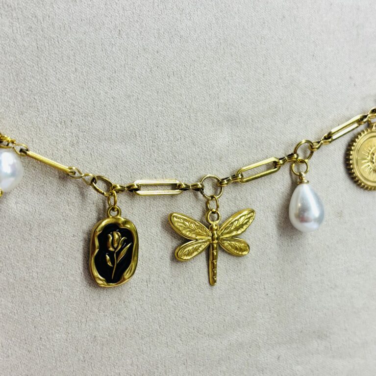 Spring Ketting Goud