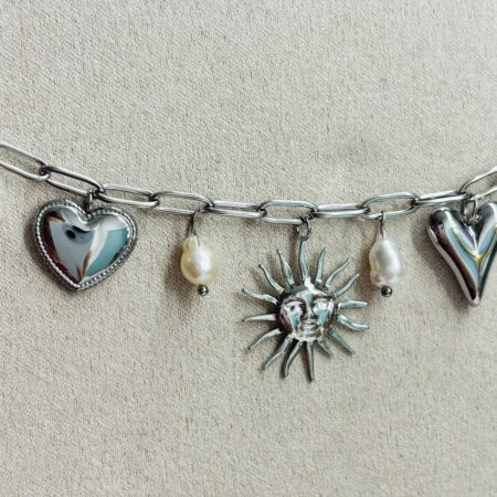 Pearl Ketting Zilver