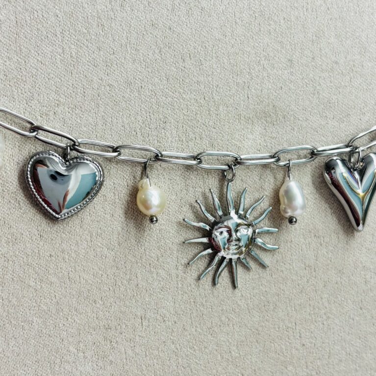 Pearl Ketting Zilver