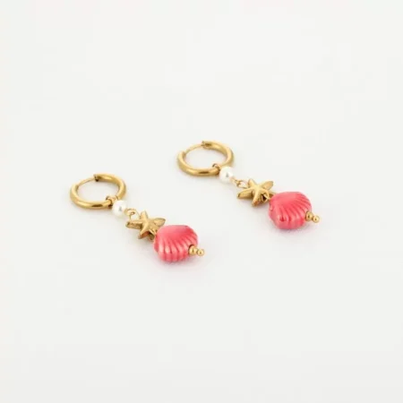 Oorbellen SEA Roze