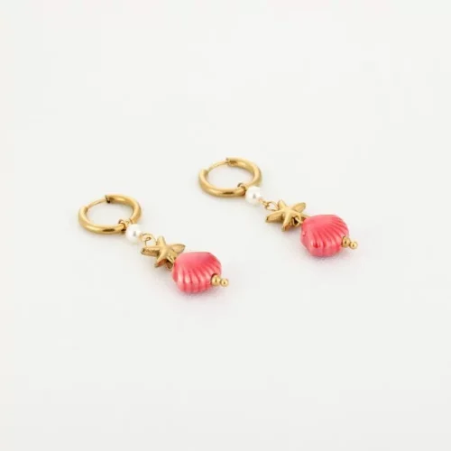 Oorbellen SEA Roze