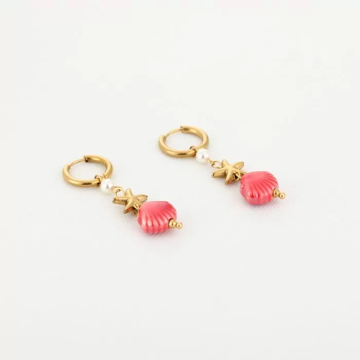 Oorbellen SEA Roze