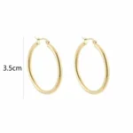Oorbellen Hoops Goud