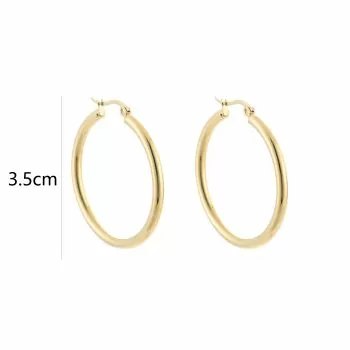 Oorbellen Hoops Goud