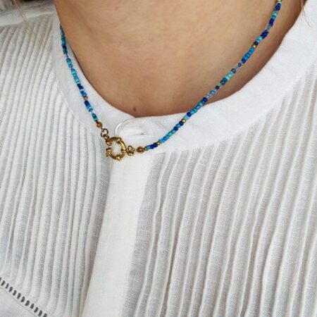 Blue Ketting goud