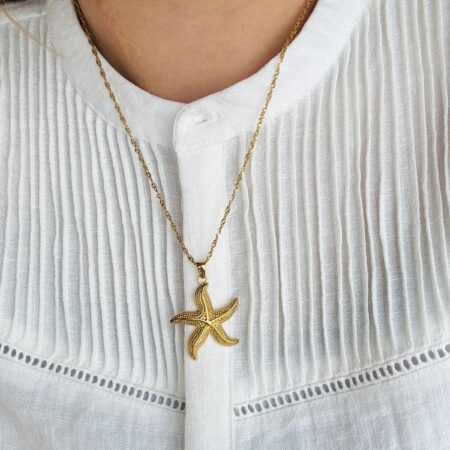 Zeester Ketting Goud
