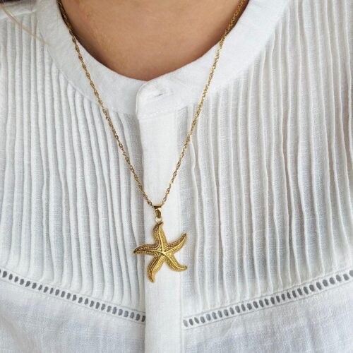 Zeester Ketting Goud