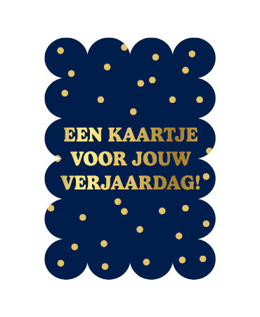 Kaartje 'Een kaartje voor jouw verjaardag!'