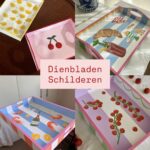 Dienbladen schilderen (Prijs P.P)