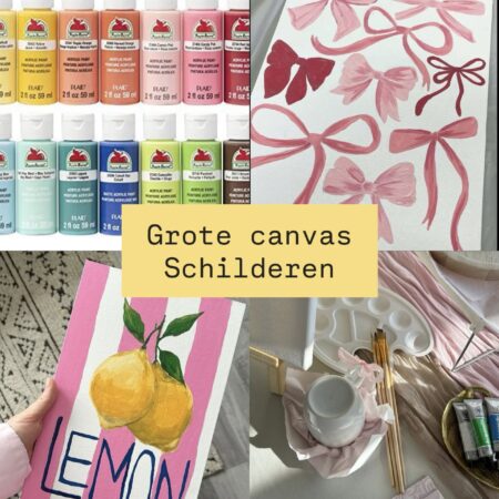 Grote canvas schilderen (Prijs P.P)