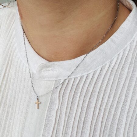 Kruis ketting zilver