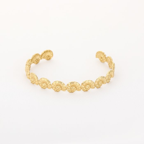 Bangle goud schelpen