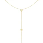 Ketting hart goud lang