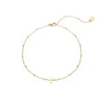 Armband kruisje goud