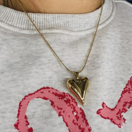Hart ketting Goud