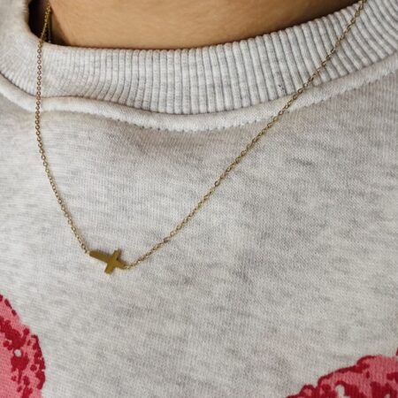 Kruisje ketting goud