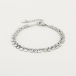 Armband dots zilver