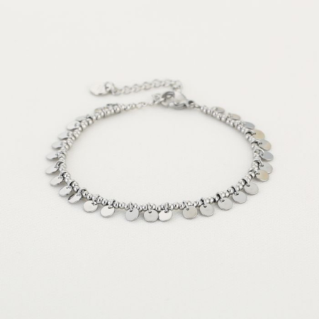 Armband dots zilver