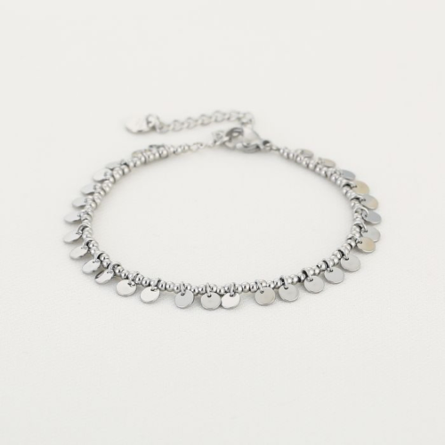 Armband dots zilver
