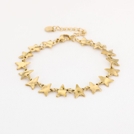Armband ster goud