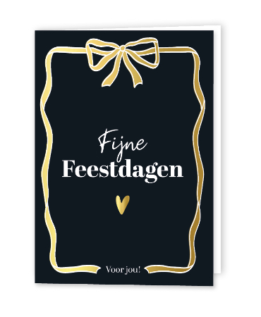 Kaartje 'Fijne feestdagen!'