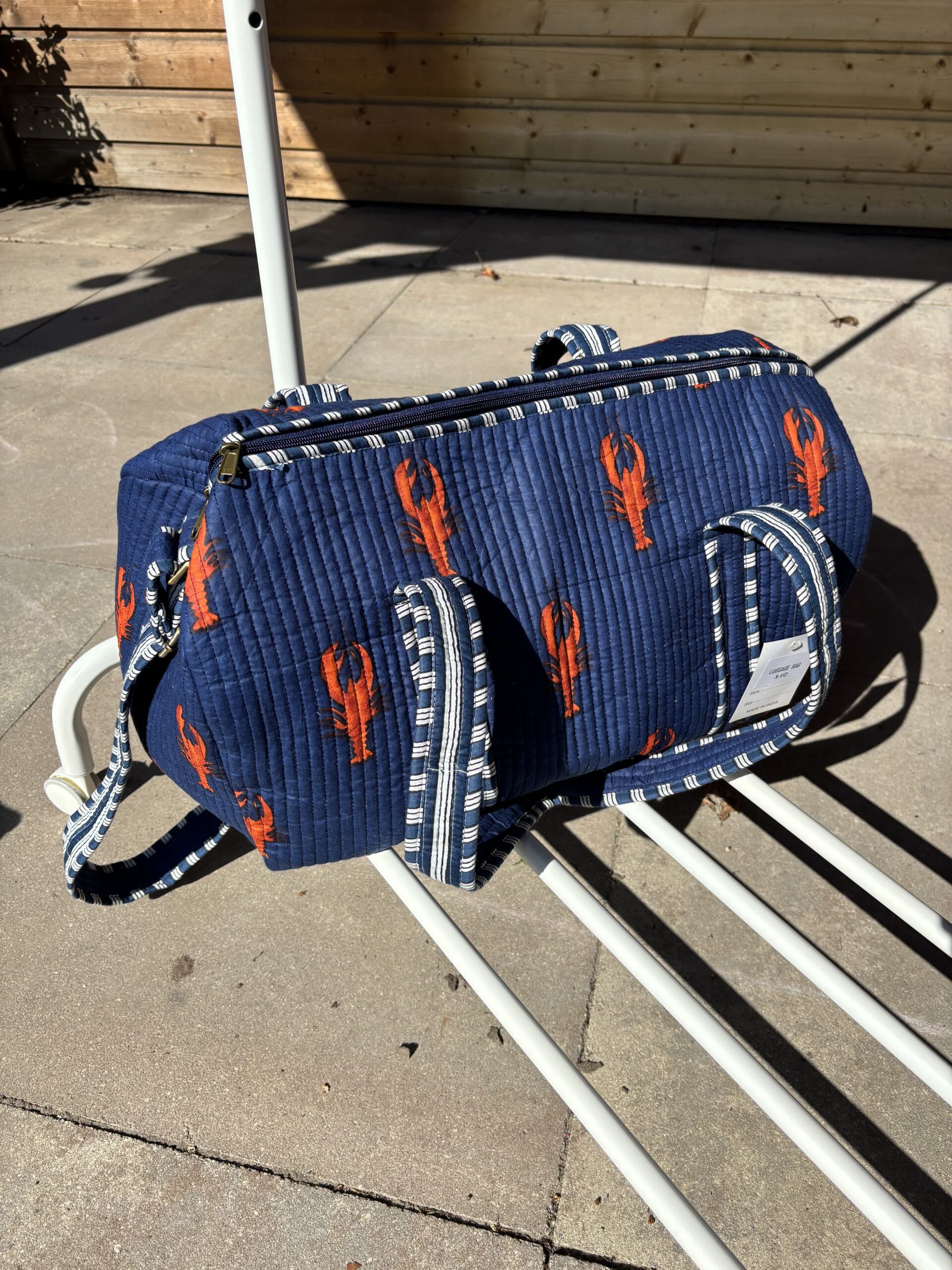 Crossbody tas Kreeft blauw