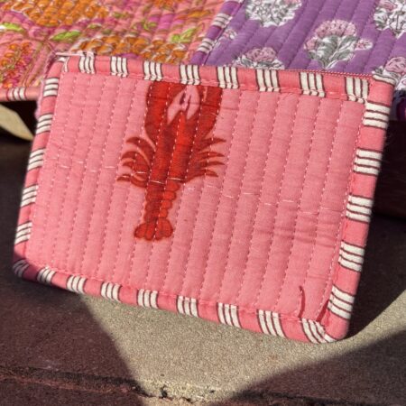 Etui roze kreeft klein