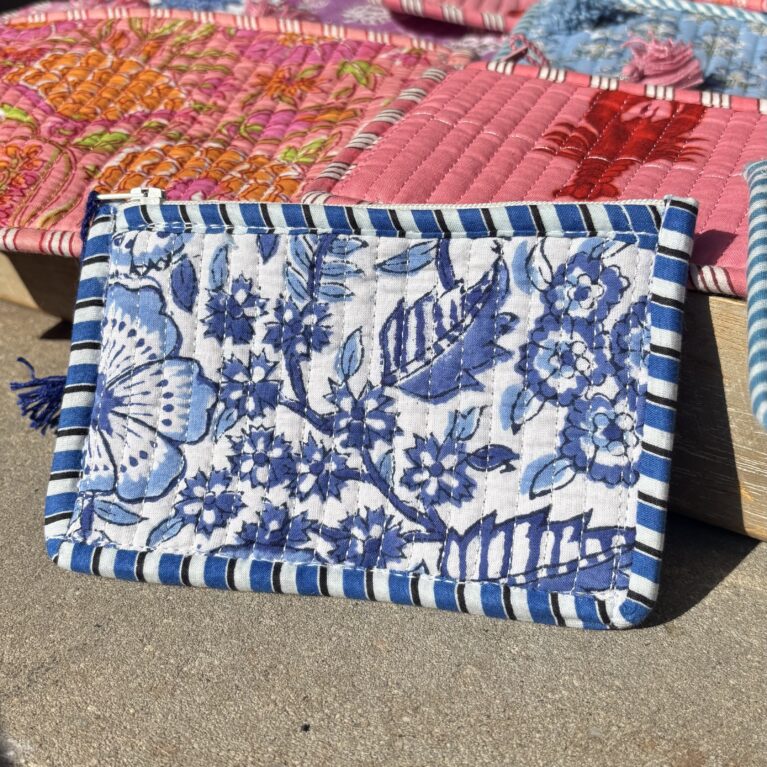 Kleine etui Delfstblauw