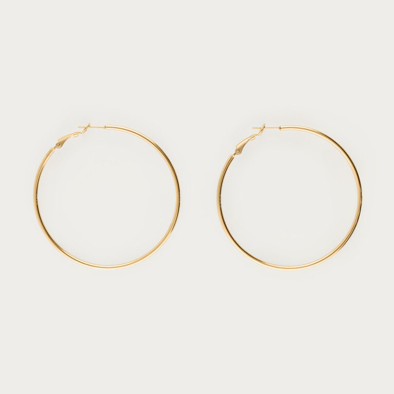 Gouden Hoops 6 cm