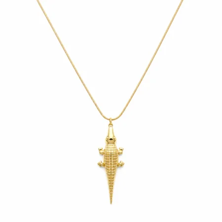 Croco lange ketting 80 cm