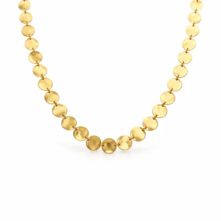 Dots ketting goud 55 cm