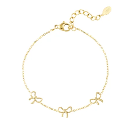 Armband Strikjes Goud