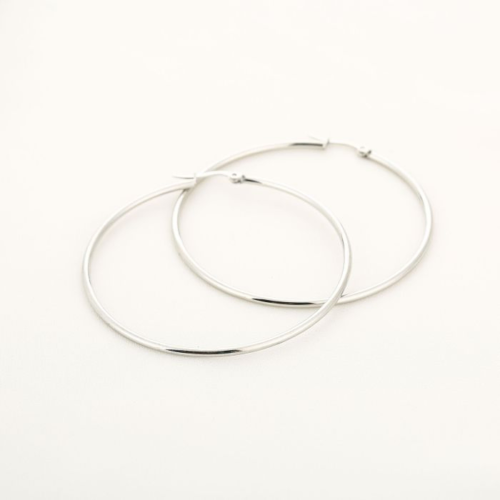 Oorbellen Hoops Zilver