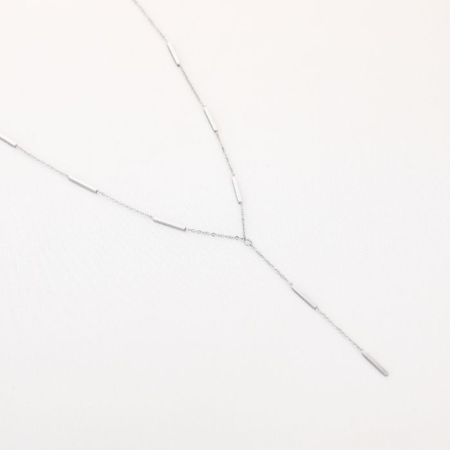 Y ketting zilver basic