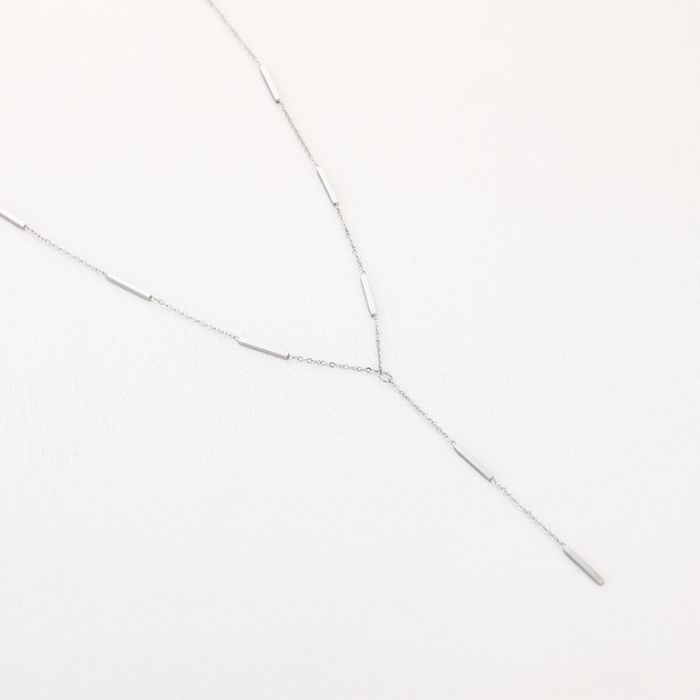 Y ketting zilver basic